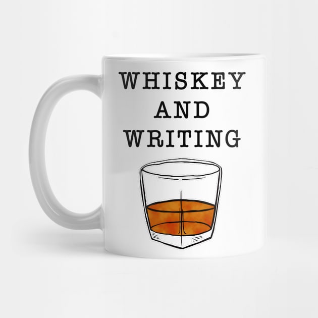 Whiskey and Writing in Black Text by WordWind